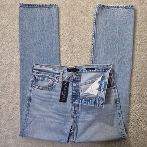 Alex Mill AM Original Jeans Mens Actual 30/32 Light Wash Blue Denim 80s Rock Dad